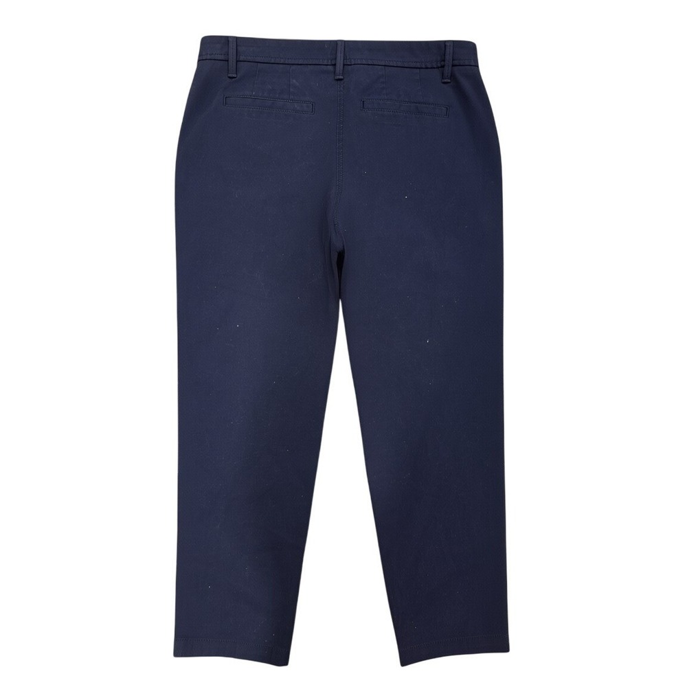 EUC Talbots Relaxed Chino Pants Womens Straight Leg Cropped Trousers Size 6P - Picture 4 of 4